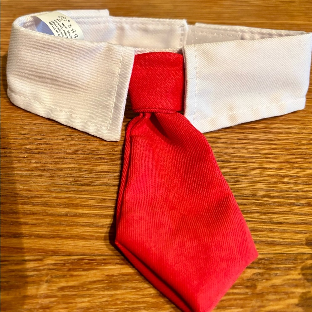 Shirt collar and tie